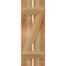 Ekena Millwork Spaced Board-n-Batten Shutters w/Z-Bar, Rough Sawn Western Red Cedar, 11 1/4W x 31H, PR RBS06Z11X031RWR - alternate 2
